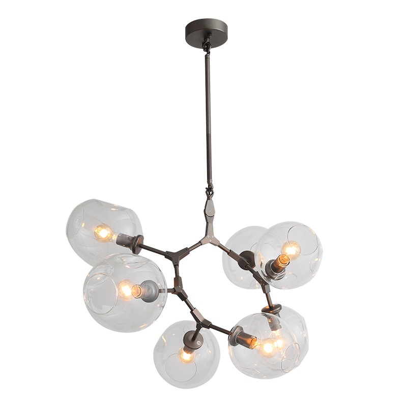 Fairfax 7 - Light LED Chandelier, Dark Bronze