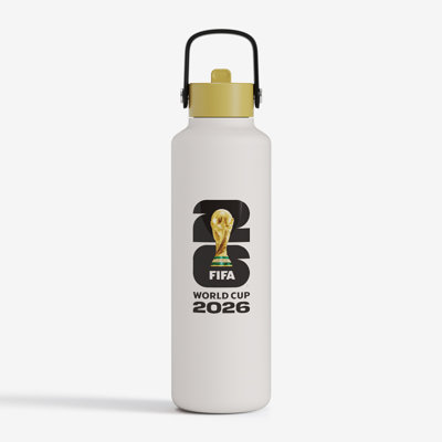 Drib 24oz Performance Insulated Stainless Steel Water Bottle with Leak-Proof Quiet Straw Lid – FIFA World Cup 2026 Edition