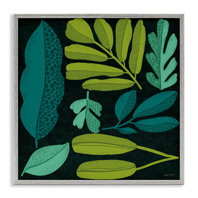  «Plant Toss Collage Giclee Art» par Cheryl Warrick