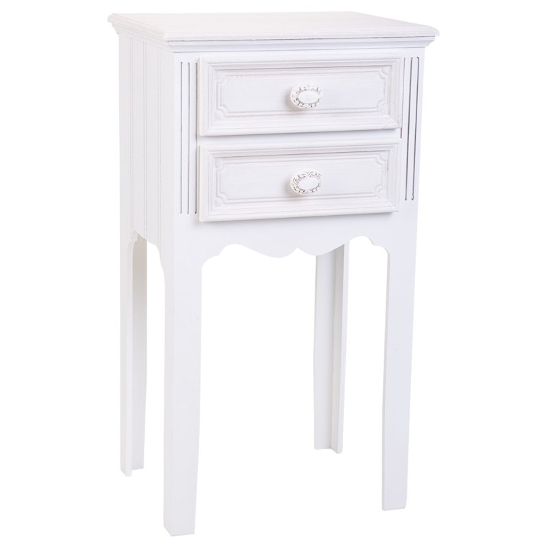Kristy 38cm W Manufactured Wood Bedside Table