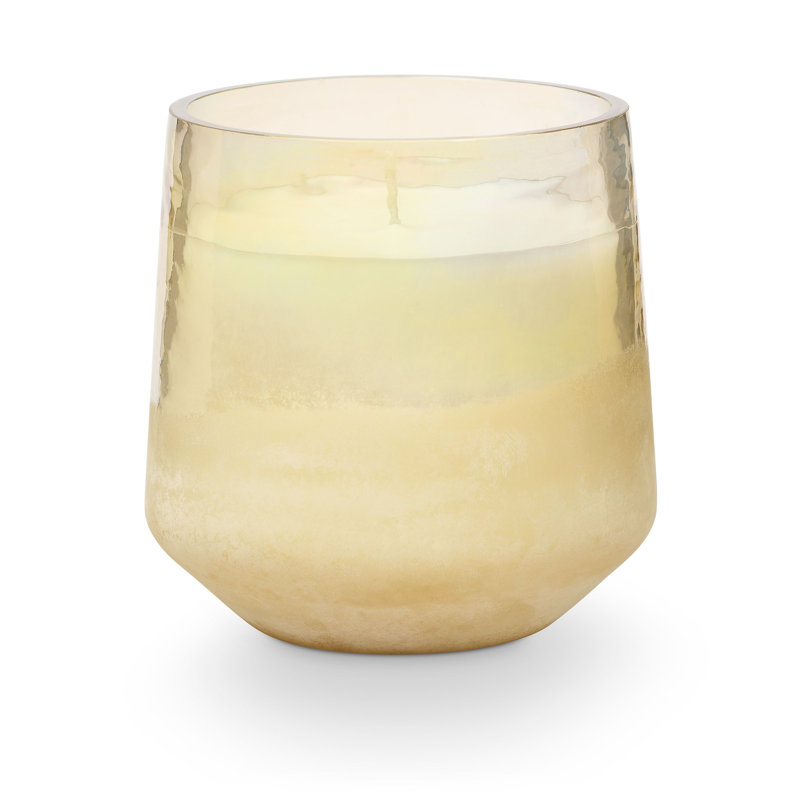 Magnifique bougie en verre de la mer Baltique, Isla Lily, Baltic Glass