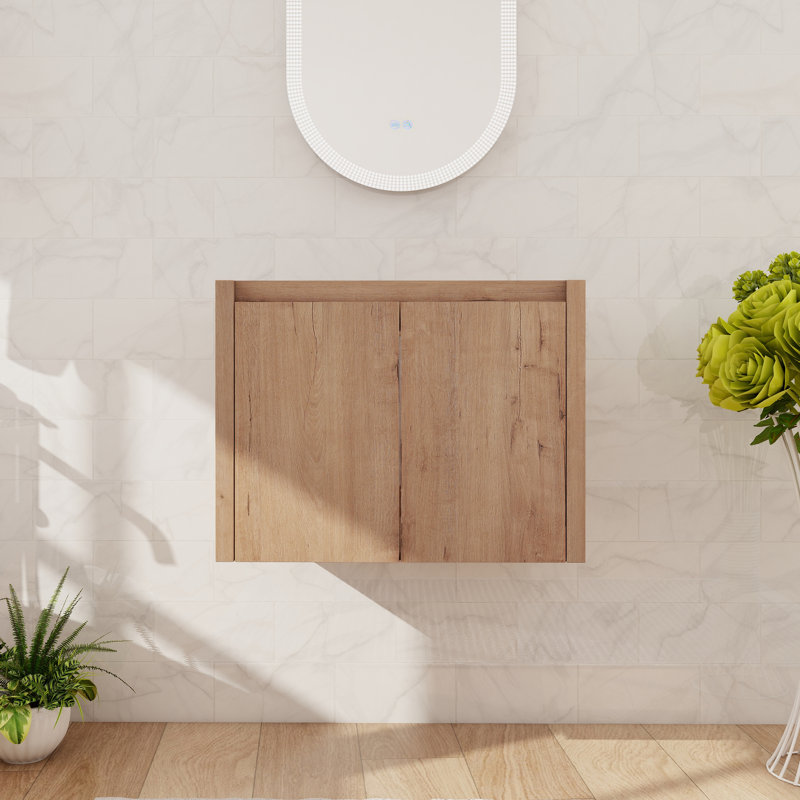 Base de meuble-lavabo mural 24 po avec 2 portes
