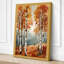 Autumn Birch Forest Scandinavian - Wrapped Canvas-1546409539-1546409598