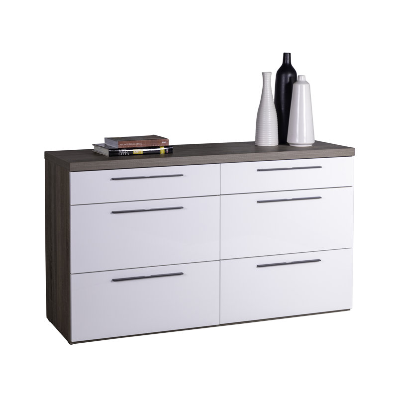 Sognando 140cm W 6 - Drawer Chest of Drawers