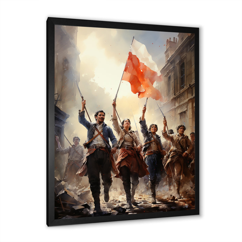 Caselton Révolution française II, Cadre photo noir, H 32 po x l 16 po x P 1 po