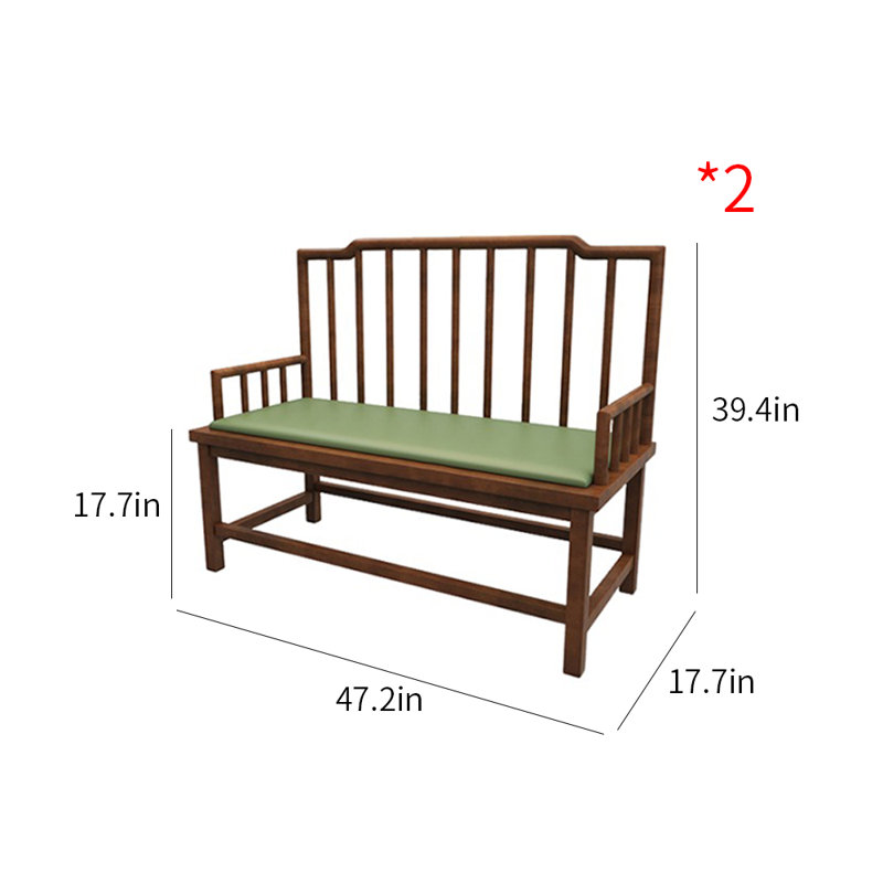 Banc rembourré en similicuir
