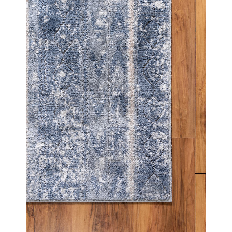 Tapis transitionnel de couleur tropicale Dunmyer, Rectangle 2 pi 2 po x 3 pi