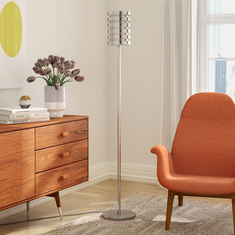 Weddle 62'' Aluminum Traditional Floor Lamp