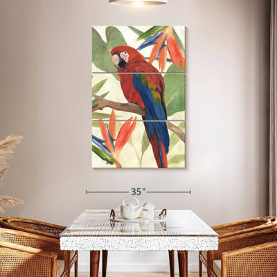 Tropical Parrot Composition II