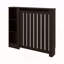 Armoire pour radiateur, 3 tablettes, wengé noir-130378143