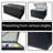 215 Gallon Large Capacity Deck Box, Outdoor Metal Storage Box,  With Lockable Lid & Waterproof Roof For Garden Tools, Pool & Patio Furniture