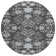 Machine Washable Indoor/Outdoor Cicel ACN1156 Charcoal Rug