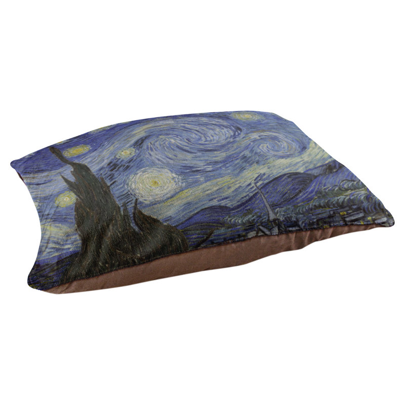 Coussin Burk, Grand (H 14 po x l 42,5 po x P 32,5 po), Bleu