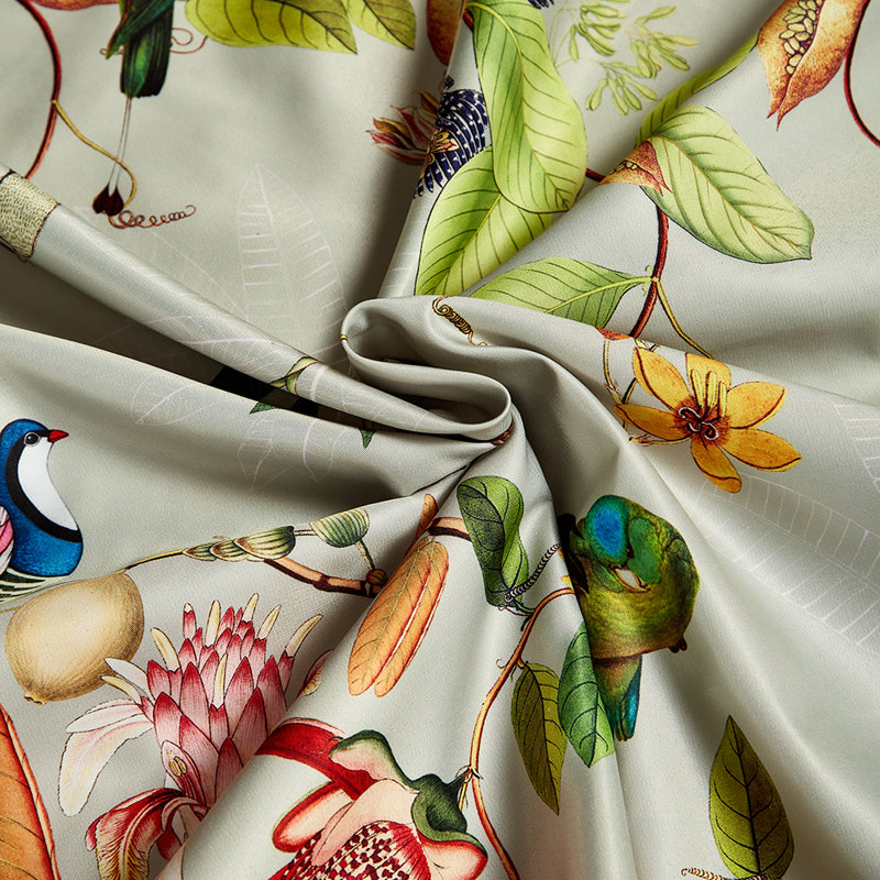 Ensemble d'édredon en microfibre à motif floral toutes saisons Boho, Édredon très grand + 2 taies décoratives très 