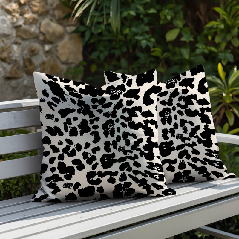 Coussin intérieur / extérieur Lexy, 16x16, Black