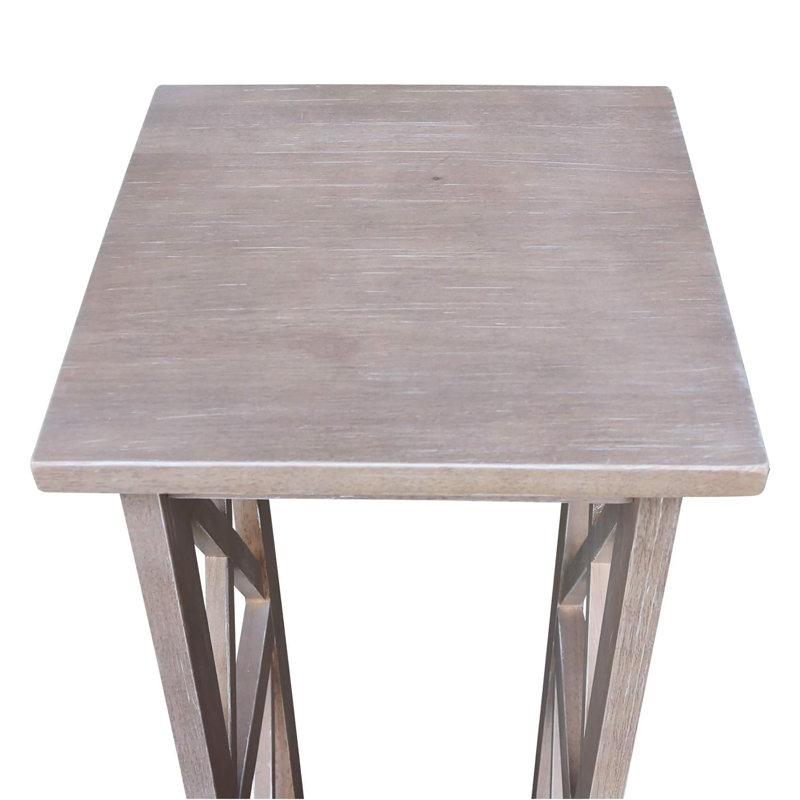 Support pour plante 30 po, H 36 po x L 12 po x P 12 po, Taupe-gris délavé