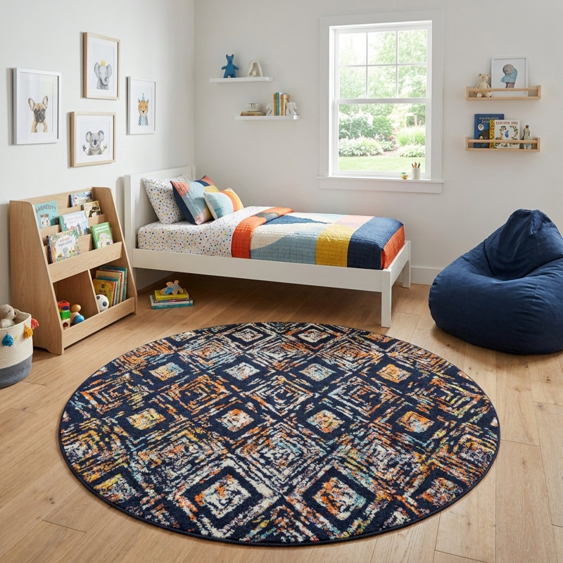 Ivy Daijanay Rug, Round 5'3"