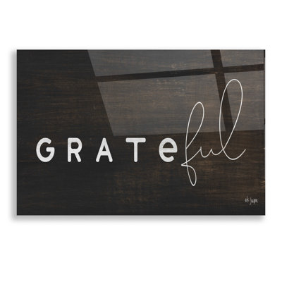 Grateful - Art textuel sans cadre