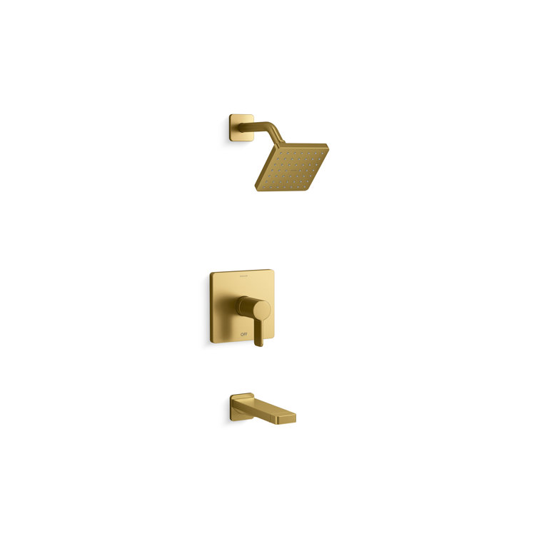 Parallel Rite-Temp Bath and Shower Trim