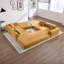 Canapé-lit convertible pliant - Canapé en mousse à mémoire de forme en velours côtelé avec accoudoirs ergonomiques en L et sac de rangement-1707965721