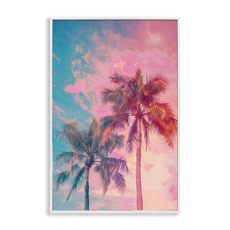 Giclée encadrée, dessin par LSR Design Studio, H 18 po x l 12 po, Estampe numérique encadrée blanc bord de mer