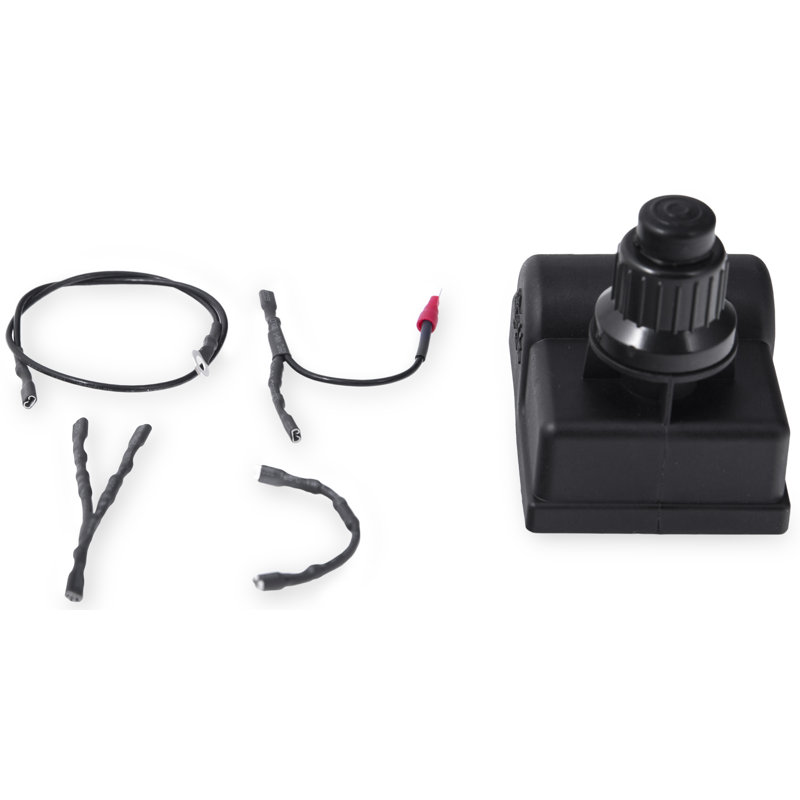 Black Electronic Ignition Kit for Gas Grills with Side Burner