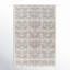 Kidus Chevron Hand Knotted Beige/Gray Area Rug-10187724