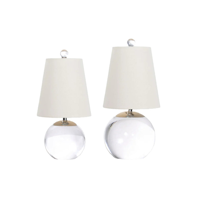 Penny Table Lamp, 16.5" H x 8" W x 8" D