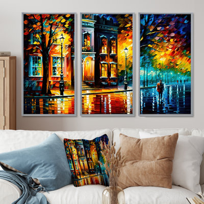 Colorful Montreal City III " Colorful Montreal City III " 3 - Pieces