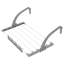 Plastic Wall-Mounted Drying Rack