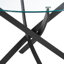 Round Glass Top Metal Base Dining Table-105900685-105900684