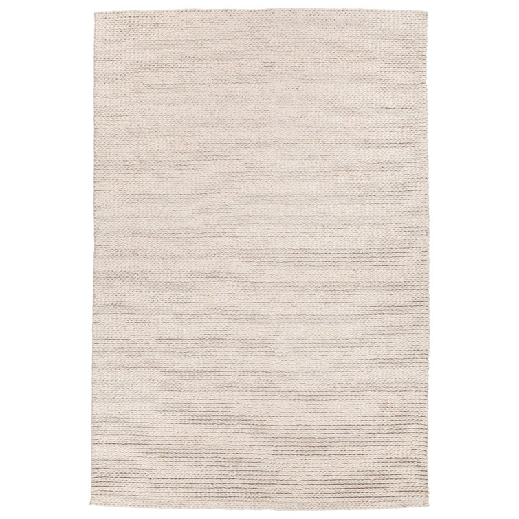 Chloe Wool Area Rug in Beige