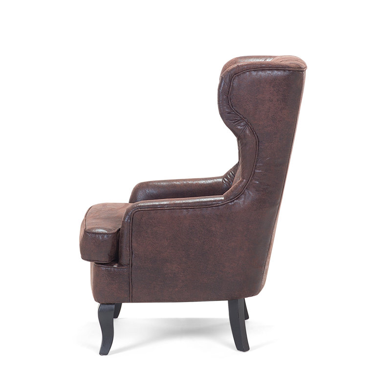 Napoli Faux Leather Wingback Chair