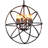 6 - Light Satin Black Sphere Pendant