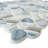 Huron 12" x 12" Matte Glass Pebble Mosaic Floor and Wall Tile-95635366