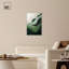 «Green Echoes I», art abstrait vert-386245752-386245733