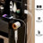 Small Space Left Drawer Desktop Vanity Table + Cushioned Stool, 2 AC+2 USB Power Station-307518042