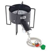  Bayou Classic CI7405 5-gal Cast Iron Jambalaya Kettle