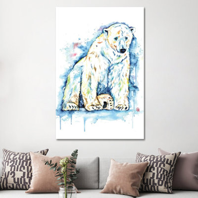Polar Bear - Solitude 1 Piece Painting on Canvas