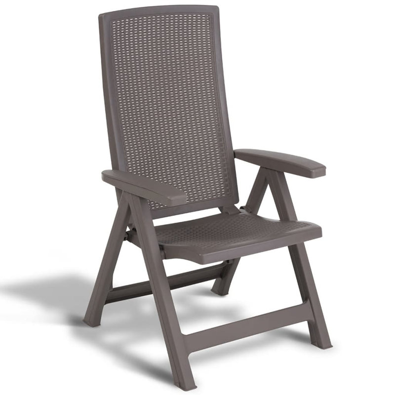Allibert Reclining Garden Chair Montreal 2 Piece, Montreal Graphite