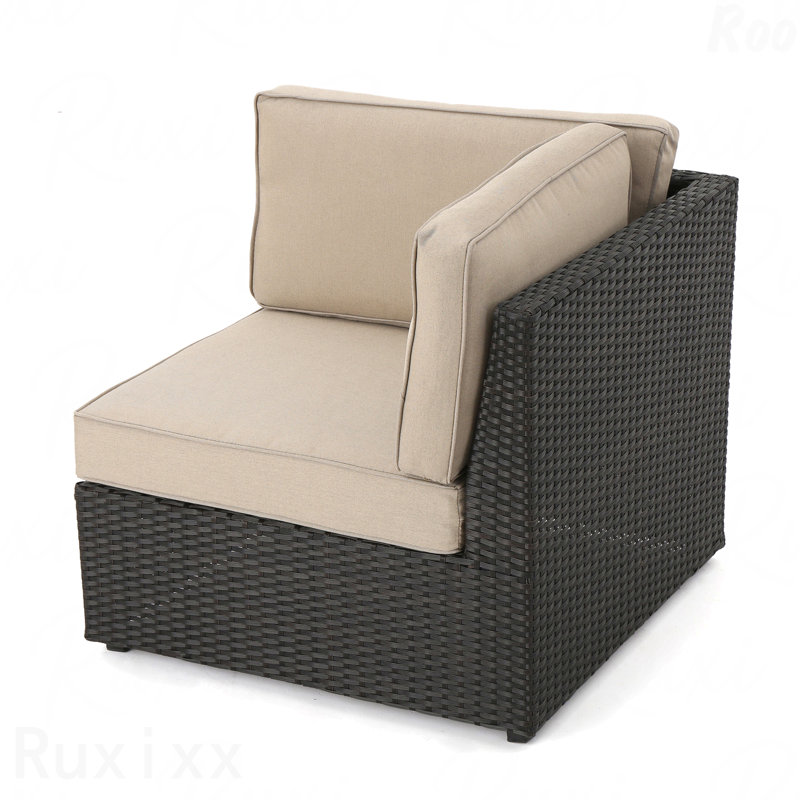 Patio Table Corner, Dark Brown