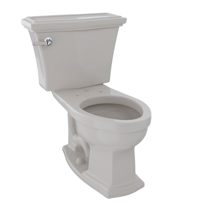 Clayton® 1.6 GPF Elongated Two-Piece Toilet (Seat Not Included), Sedona Beige