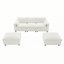Canapé modulaire 86,5 po Chenille-358970980