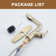 CASAINC Single-Handle Pull-Out Bathroom Faucet Single Hole Faucet with Deck Plate