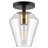 Alexsondra Glass Semi Flush Mount-176546864