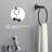 6-Piece SUS304 Stainless Steel Wall Mount Bathroom Hardware Towel Bar Set-108053493