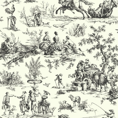 Ashford Toiles Toile Wallpaper