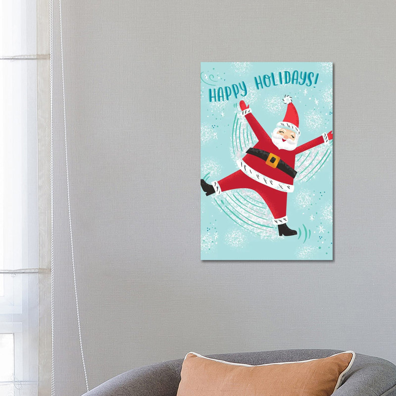 Santa Claus Lane by Amanda Mcgee - Wrapped Canvas Painting, 66.04 cm H x 45.72 cm W