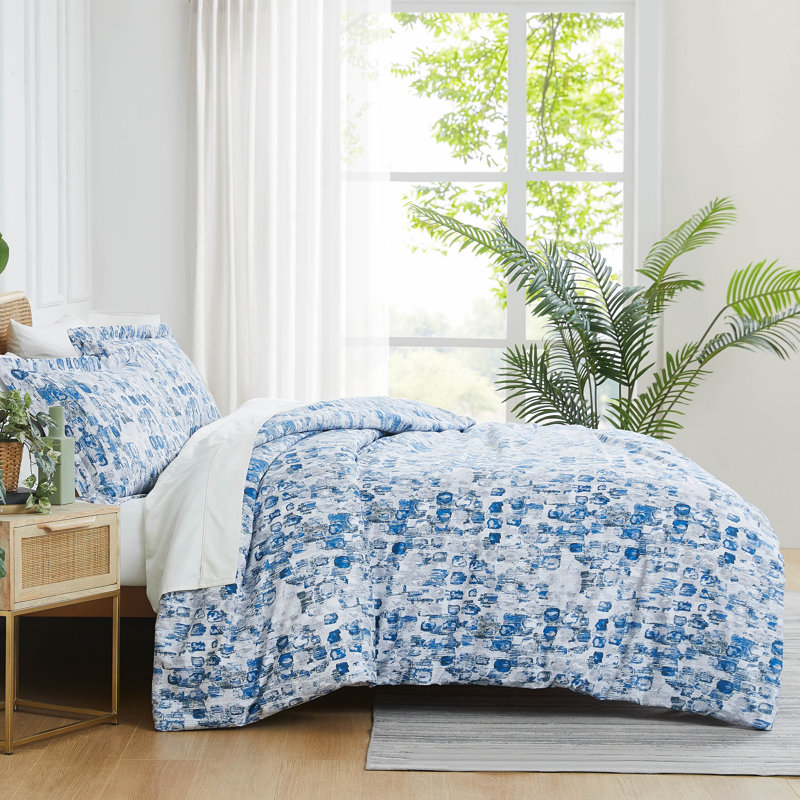 Rhythm oversized duvet cover set, King Duvet Cover + 2 King Shams