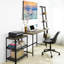 Rotan Metal Base Writing Desk